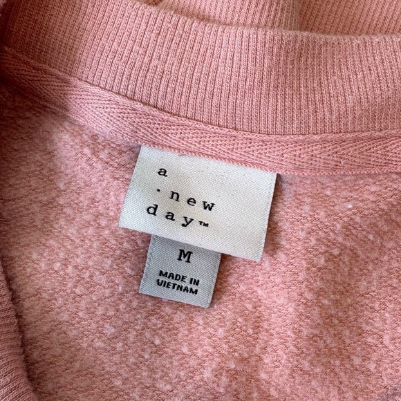 A new day Pink Pullover Crewneck Top Size M - Picture 9 of 10